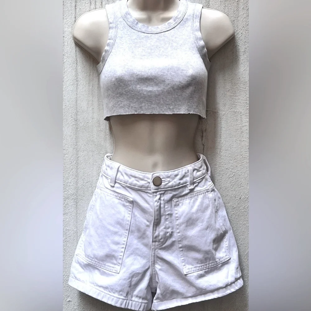 ZARA Denim Bermuda Shorts
